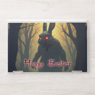 The Spooky Easter Bunny in the Shadowy Forest HP Laptop Skin
