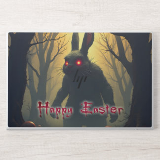 The Spooky Easter Bunny in the Shadowy Forest HP Laptop Skin