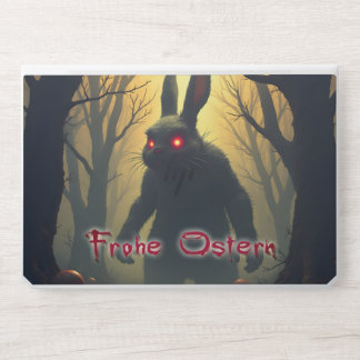 The Spooky Easter Bunny in the Shadowy Forest HP Laptop Skin
