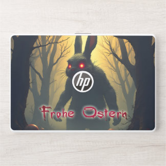 The Spooky Easter Bunny in the Shadowy Forest HP Laptop Skin