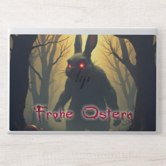 The Spooky Easter Bunny in the Shadowy Forest HP Laptop Skin