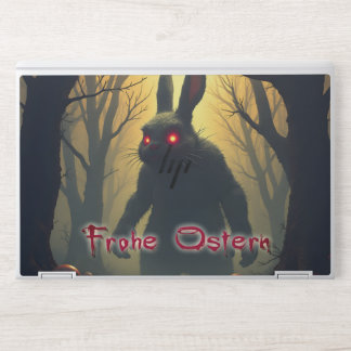 The Spooky Easter Bunny in the Shadowy Forest HP Laptop Skin