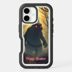 The Spooky Easter Bunny in the Shadowy Forest iPhone 16 Case