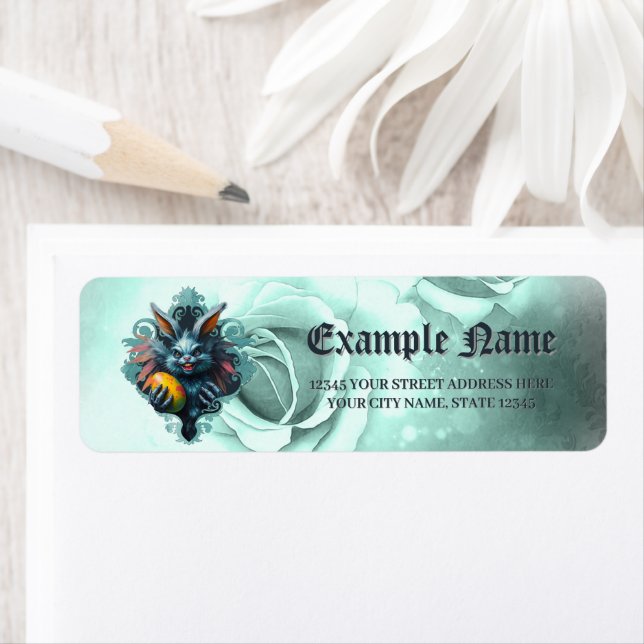 The spooky Easter rabbit,  Label (Insitu)