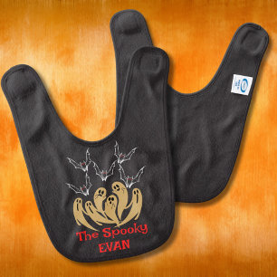 The Spooky Halloween Custom Baby Bib