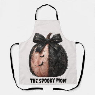 The Spooky Mom Halloween Pumpkin Apron