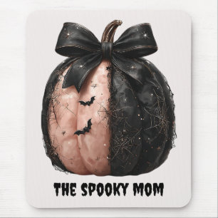 The Spooky Mom Halloween Pumpkin Mouse Pad