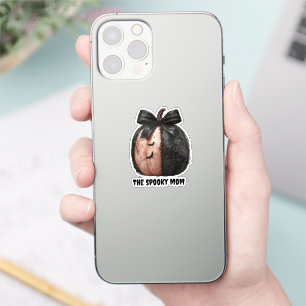 The Spooky Mom Halloween Pumpkin Sticker