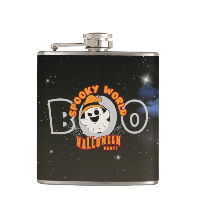 The Spooky World of Halloween |  Flask (Front)