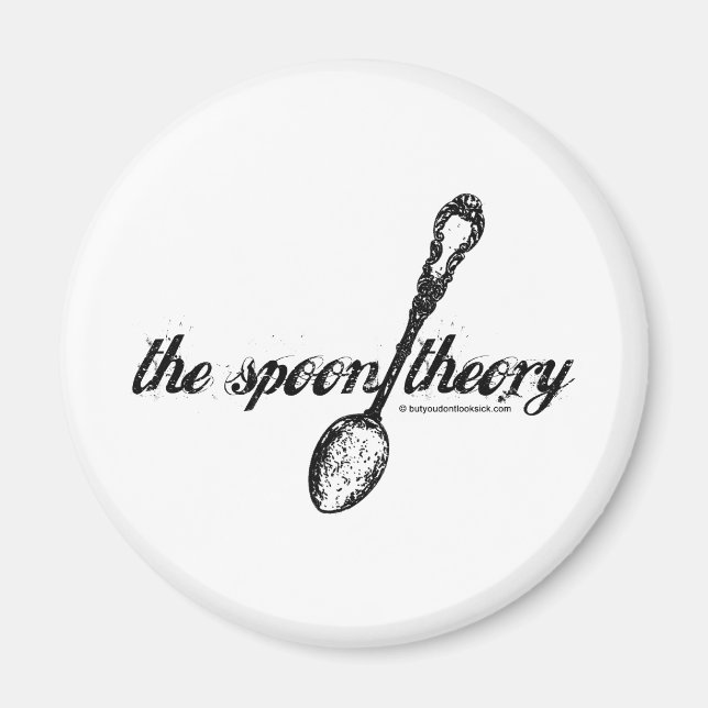 The Spoon Theory Magnet (Front)
