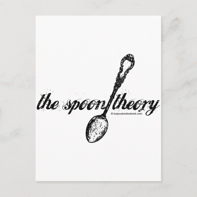The Spoon Theory Postcard (Front)