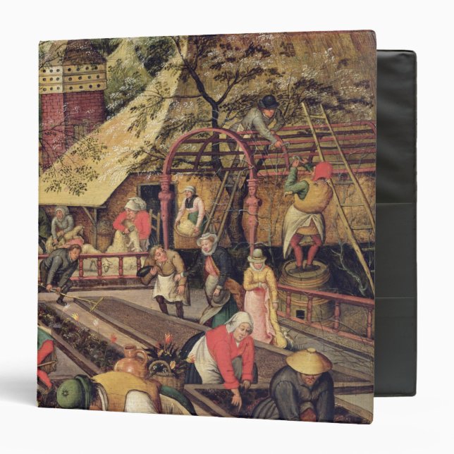 The Spring 3 Ring Binder (Front/Inside)