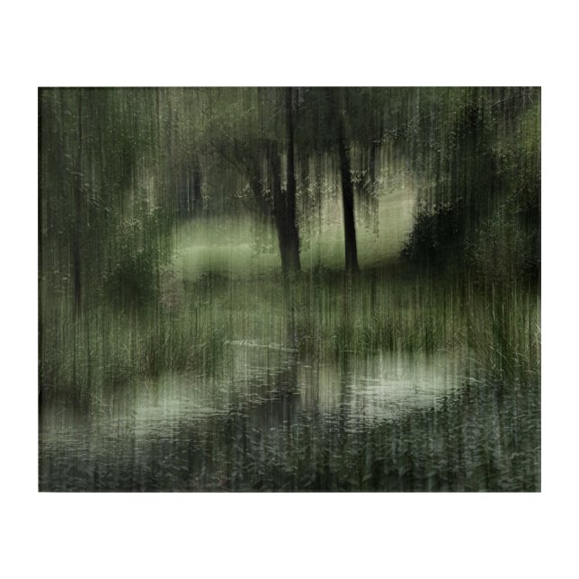 The Spring Abstract Nature Photography Acrylic Print (Front)