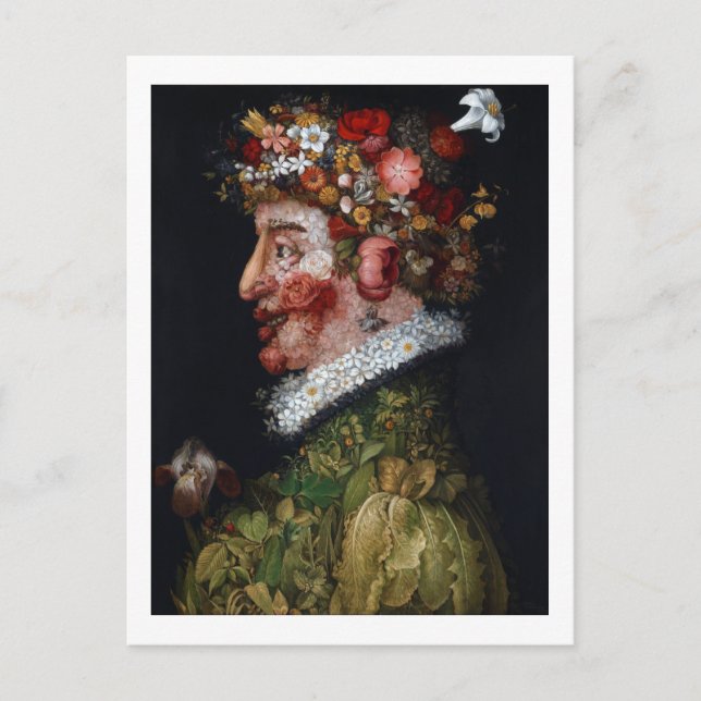 The Spring, Arcimboldo Postcard (Front)