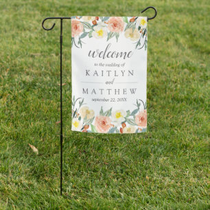 The Spring Blossoms Wedding Collection Garden Flag