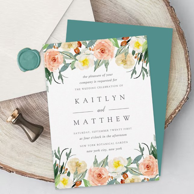 The Spring Blossoms Wedding Collection Invitation (Creator Uploaded)