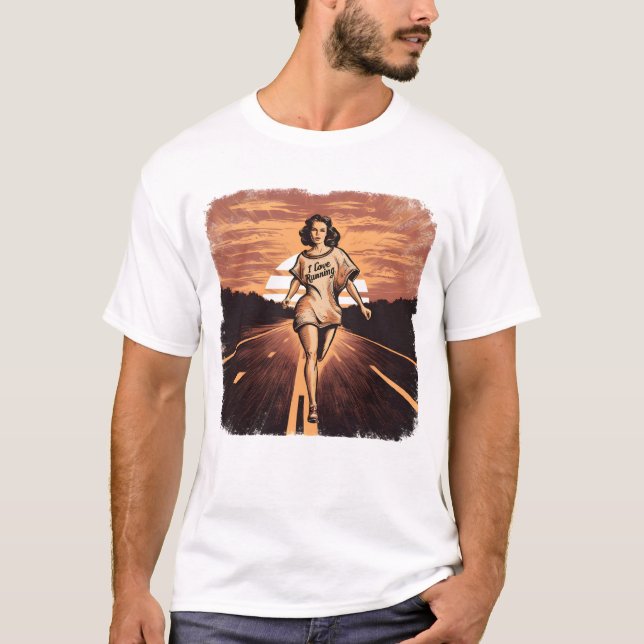 The Sprinting Womans Journey T-Shirt (Front)