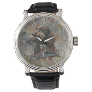 The Sprocker Spaniel , Gun dog art Watch