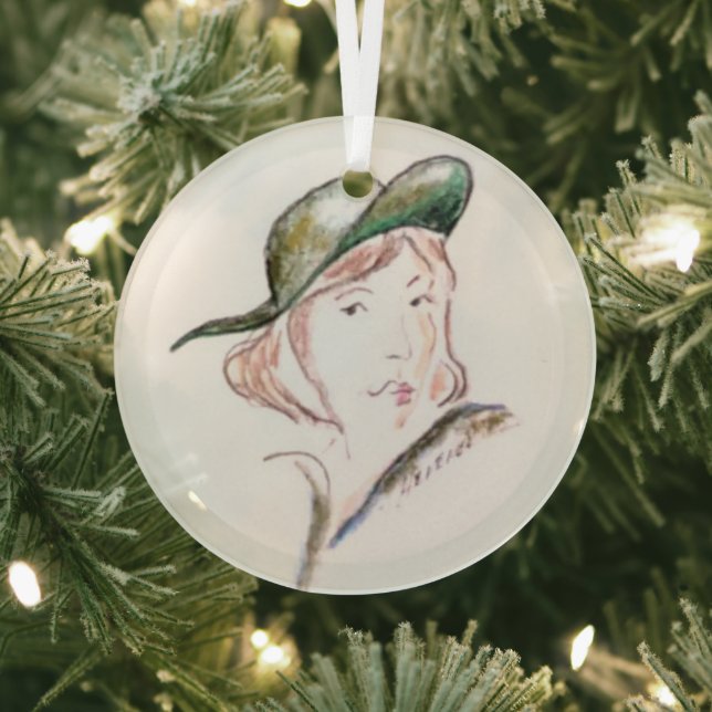 The Spy .... Glass Ornament (Insitu)