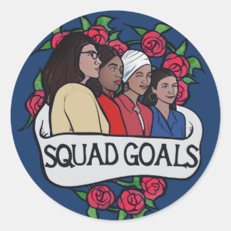 "The Squad " Classic Round Sticker
