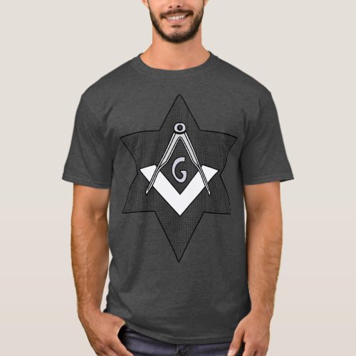 The Square and Compasses Inside the Star T_Shirt