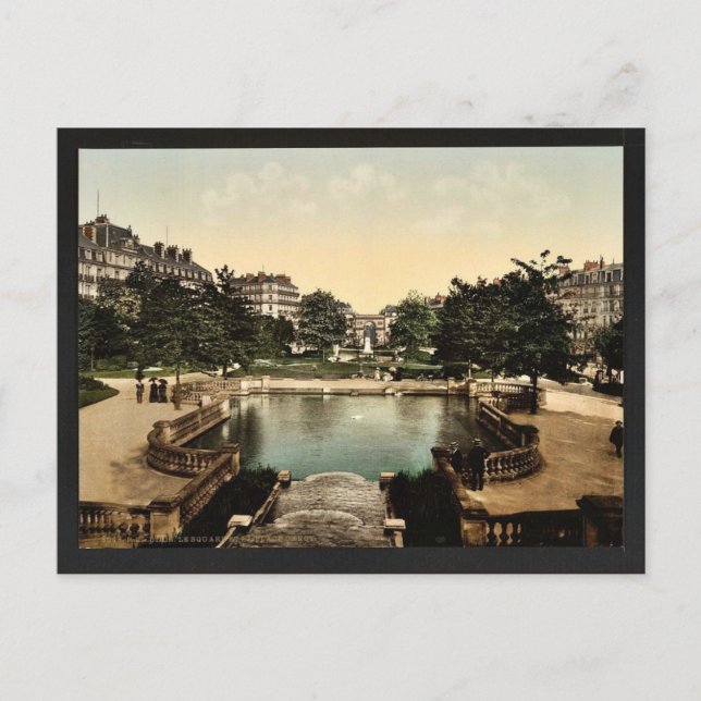 The Square and the Place D'Arcy, Dijon, France cla Postcard (Front)