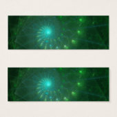 "The Square Green Worm" Fractal Art (Front & Back)