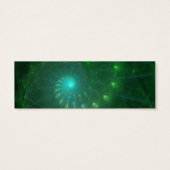"The Square Green Worm" Fractal Art (Back)