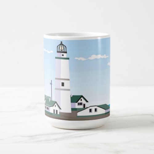 The Square Lighthouse _ Coffee Mug