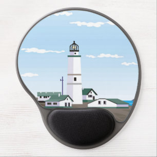 The Square Lighthouse - Gel Mouse Pad