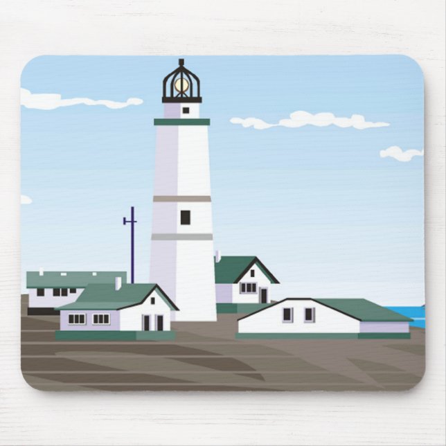 The Square Lighthouse - Mouse Pad (Front)