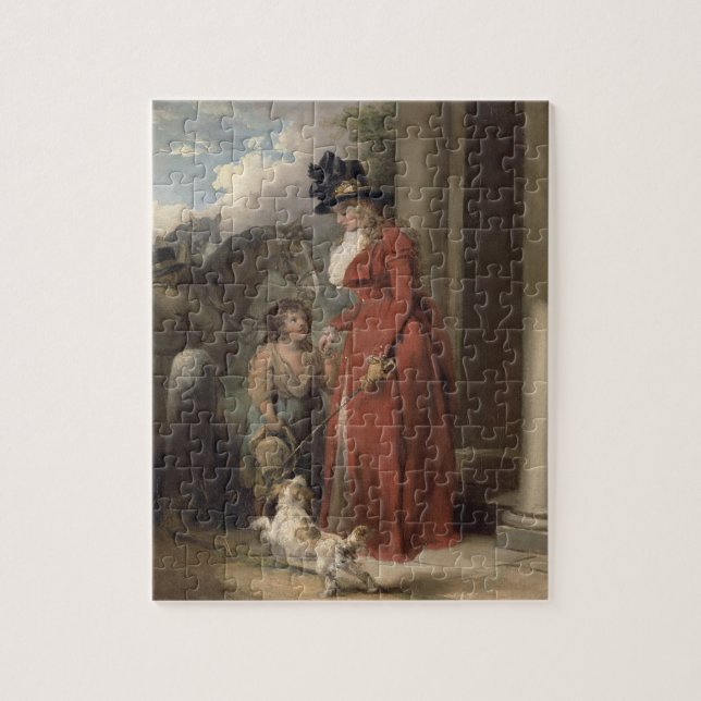 The Squire's Door, c.1790 (oil on canvas) Jigsaw Puzzle (Vertical)