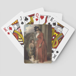 The Squire's Door, c.1790 (oil on canvas) Poker Cards