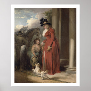 The Squire's Door, c.1790 (oil on canvas) Poster