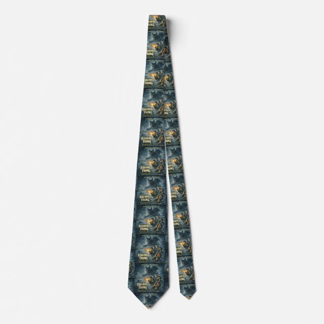 The Squirrel Thing Neck Tie (Front)