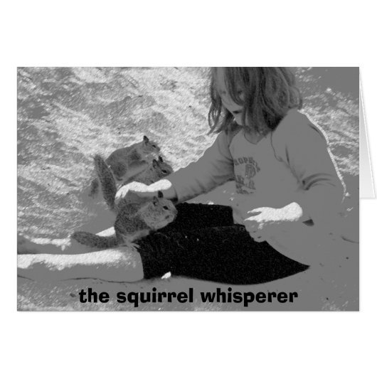 the squirrel whisperer cards (Front Horizontal)