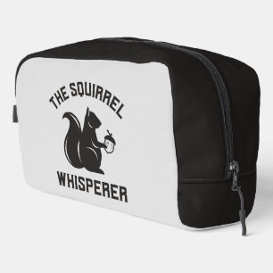 The Squirrel Whisperer Squirrel Lover Dopp Kit