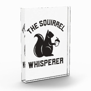 The Squirrel Whisperer Squirrel Lover Photo Block