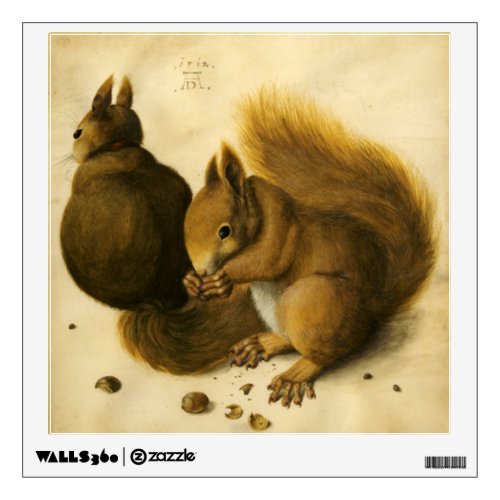 THE SQUIRREL WITH NUTS WALL DECAL