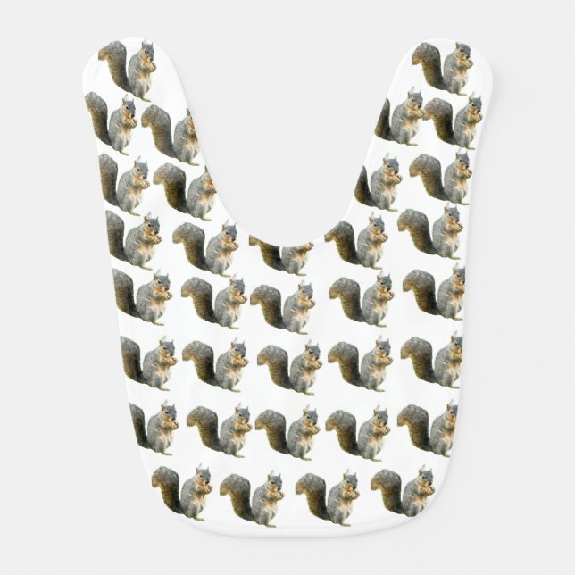 The Squirrels, Baby Bib (Front)