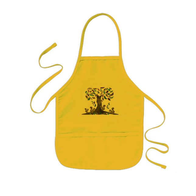 The Squirrel's Treehouse Kids' Apron (Front)