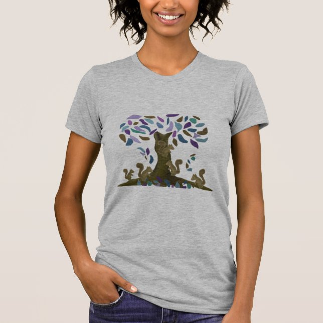 The Squirrel's Treehouse T-Shirt (Front)