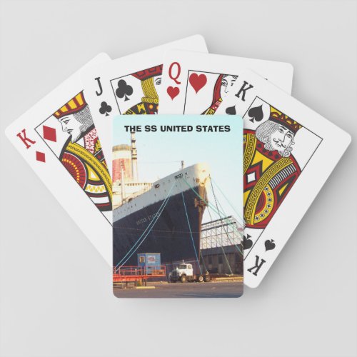 The SS United States Ocean Liner    Poker Cards