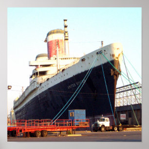 The SS United States Ocean Liner  Poster