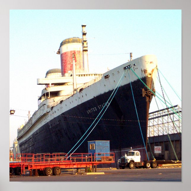 The SS United States Ocean Liner  Poster (Front)