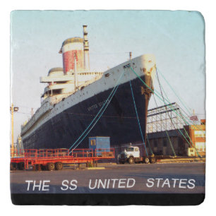 The SS United States Ocean Liner Trivet