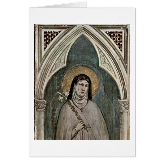 The St. Clare Of Assisi By Giotto Di Bondone (Front)