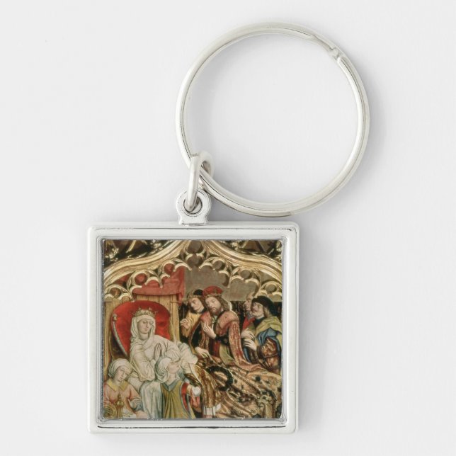 The St. Elizabeth Altarpiece Keychain (Front)