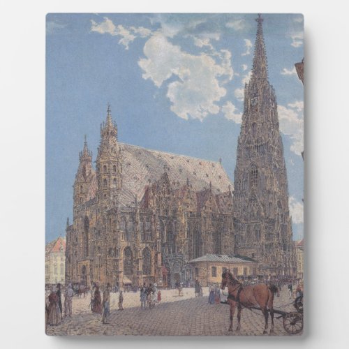 The St Stephens Cathedral in Vienna by Rudolf Plaque