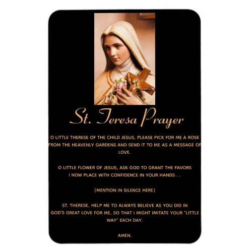 The St Teresa Prayer Magnet